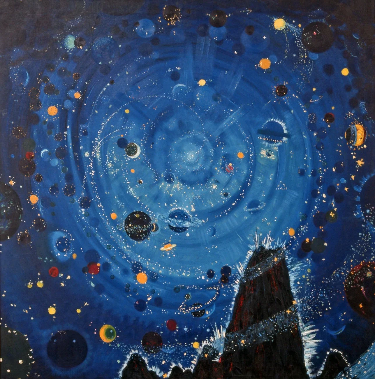 Starry Sky by Wenzel Hablik, 1909